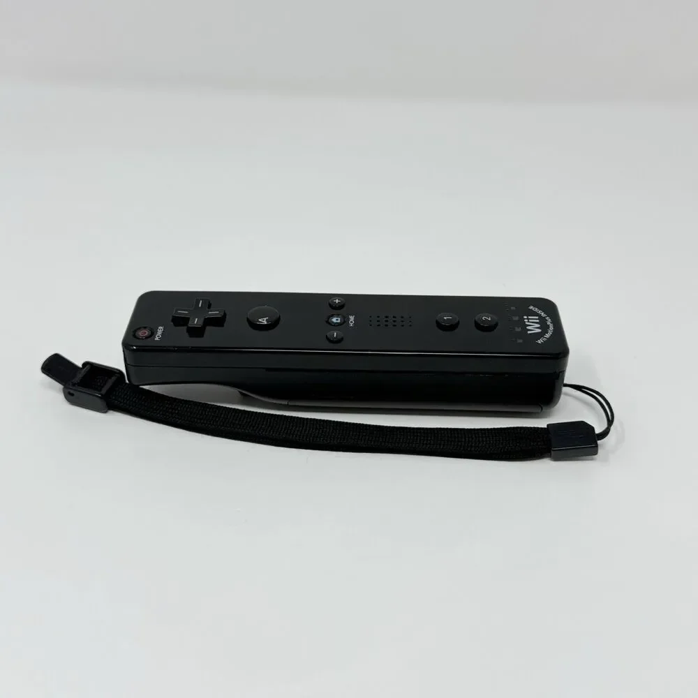 Nintendo Wii MotionPlus Remote Black Controller RVL-003 OEM Tested